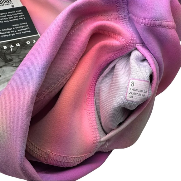 NWT 🍋Lululemon ✨Wunder Under High-Rise‎ Tight 25” Wash Psychedelic Size 8 RARE - Picture 12 of 12